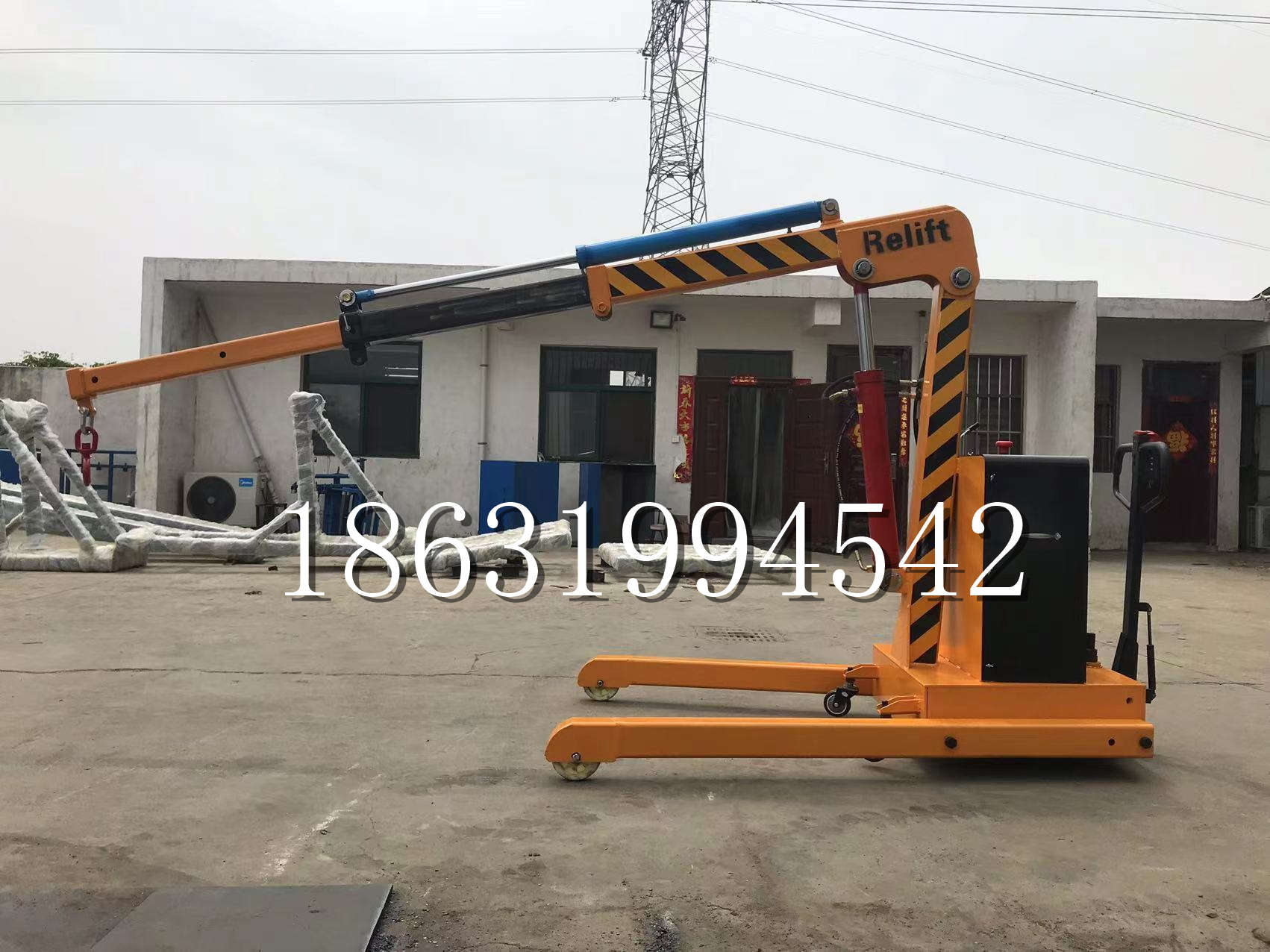 明山区久征定做3吨三轮随车吊 农用园林绿化移树吊 平板工程用小吊机